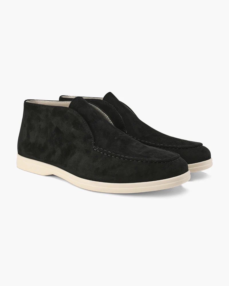 Silent Wealth High Suede Loafers