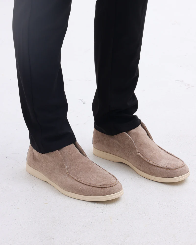 Silent Wealth High Suede Loafers