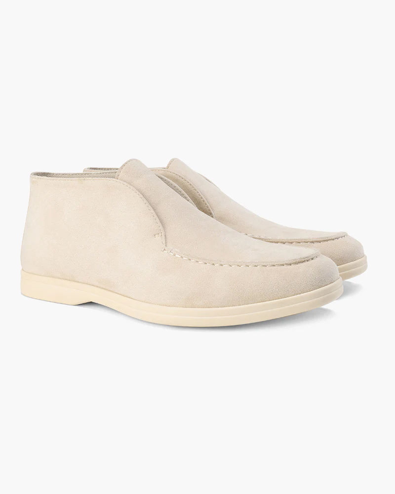 Silent Wealth High Suede Loafers