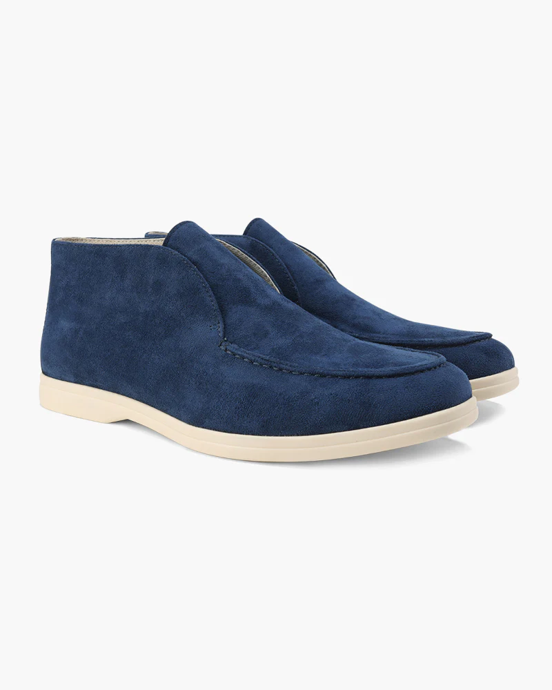 Silent Wealth High Suede Loafers