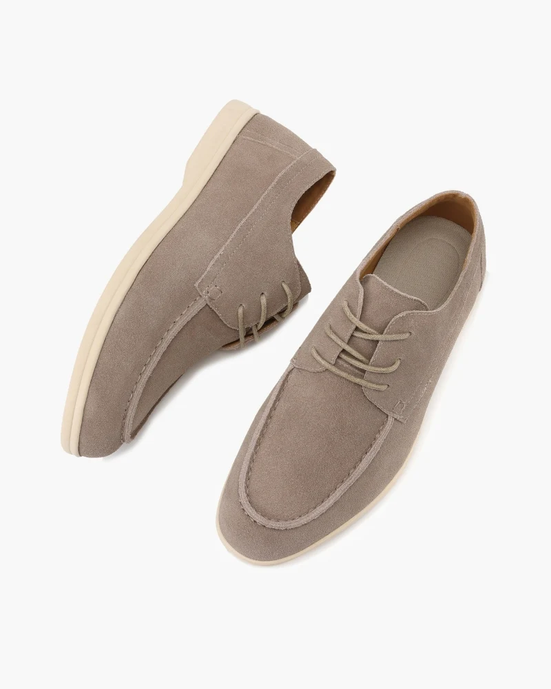 Silent Wealth Deluxe Suede Lace Shoes