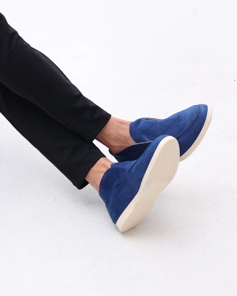 Silent Wealth High Suede Loafers