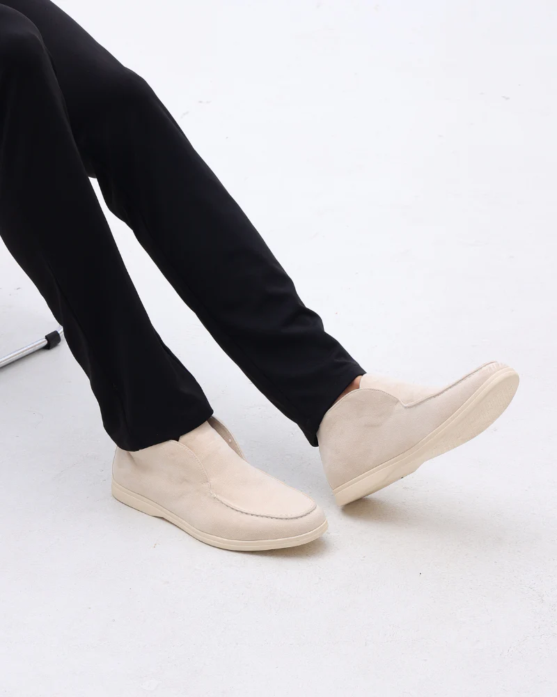 Silent Wealth High Suede Loafers