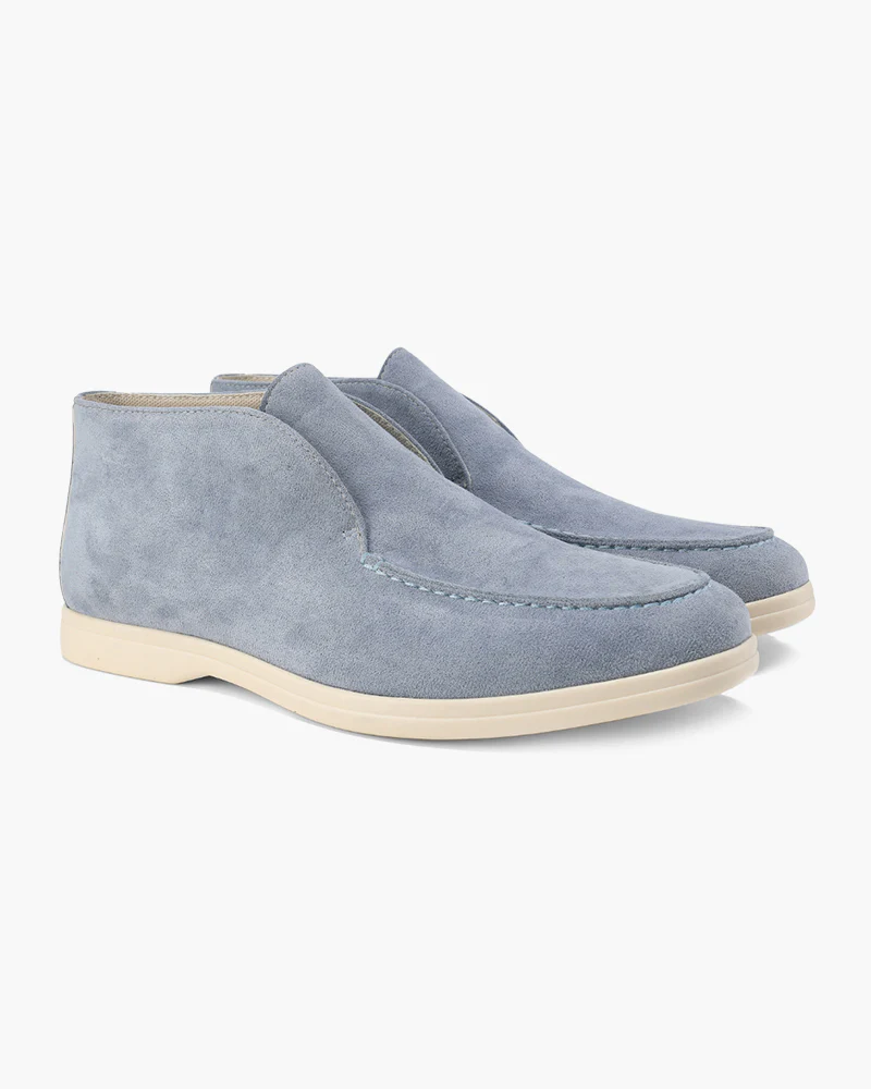 Silent Wealth High Suede Loafers