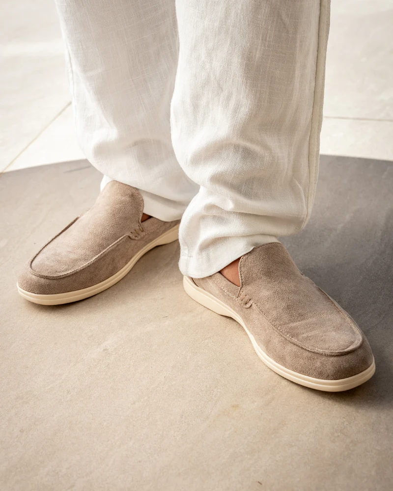 Silent Wealth Suede Loafers