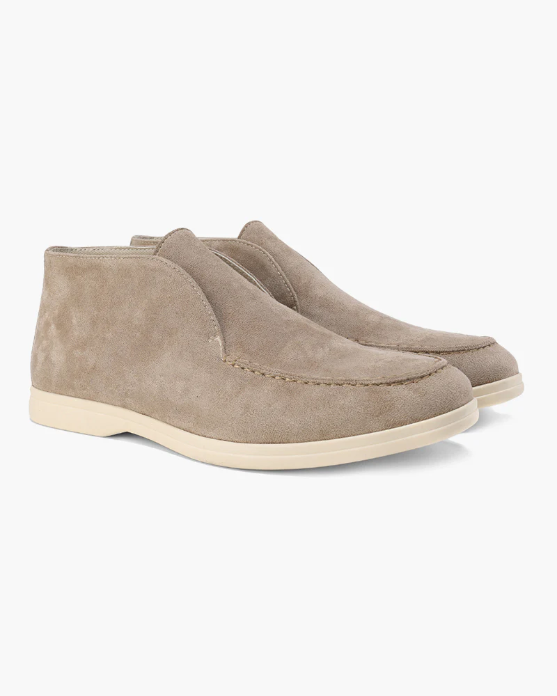 Silent Wealth High Suede Loafers