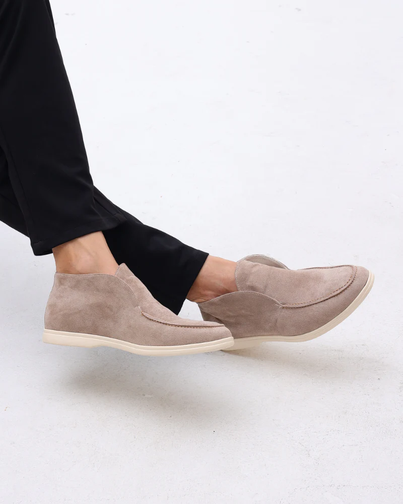 Silent Wealth High Suede Loafers