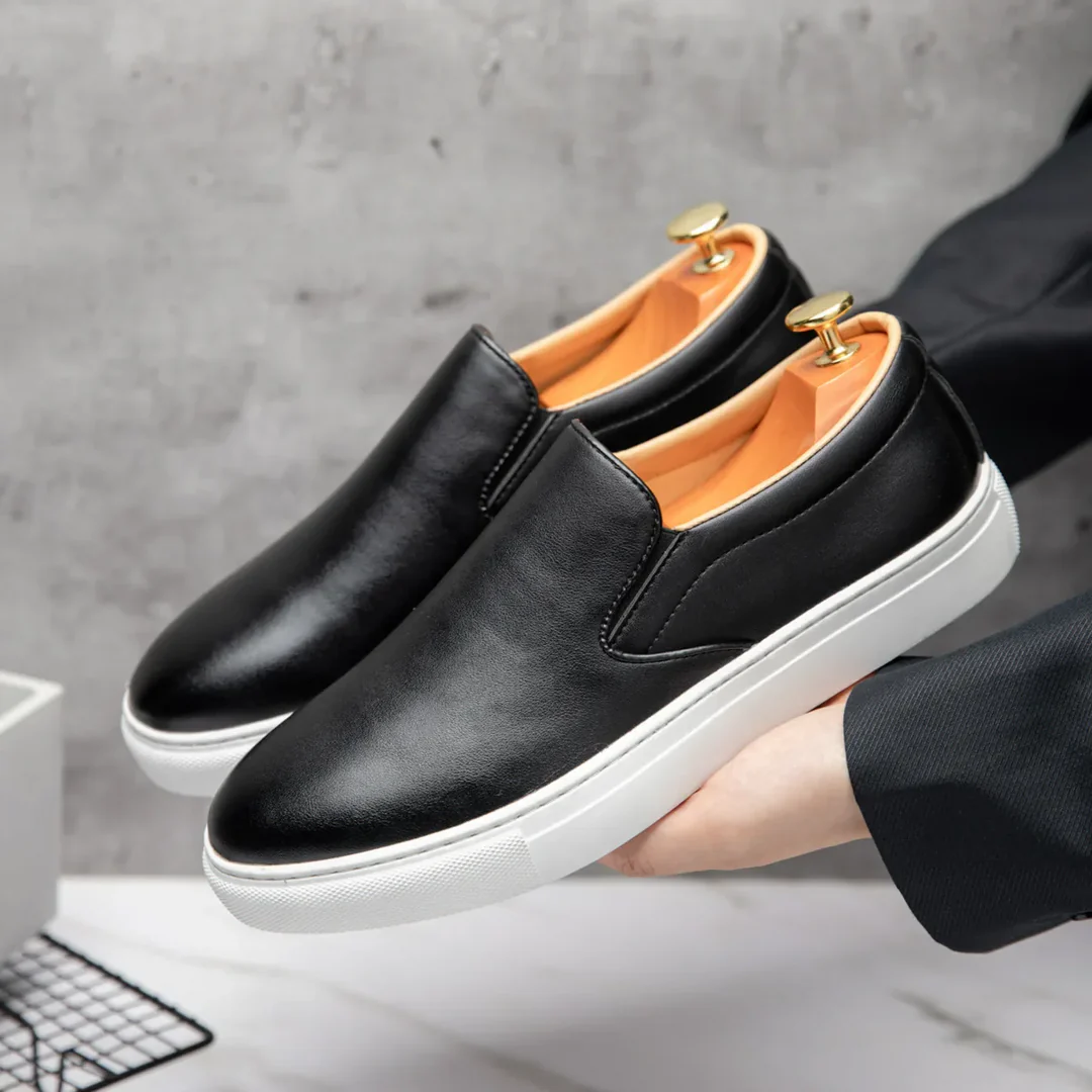 Cap-Ferrat Leather Loafers