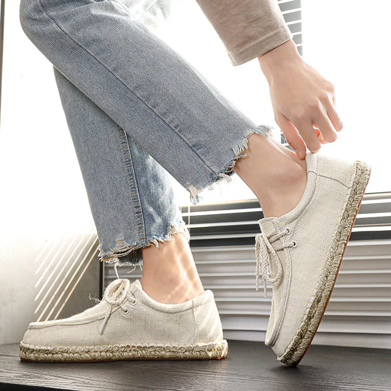 Palma Estate Linen Loafers