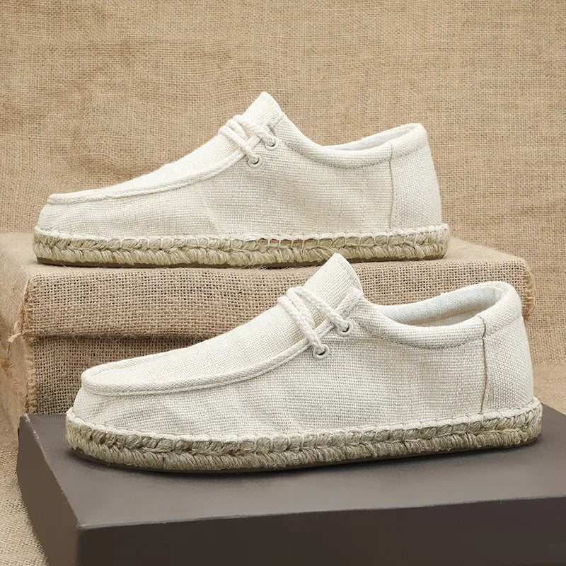 Palma Estate Linen Loafers