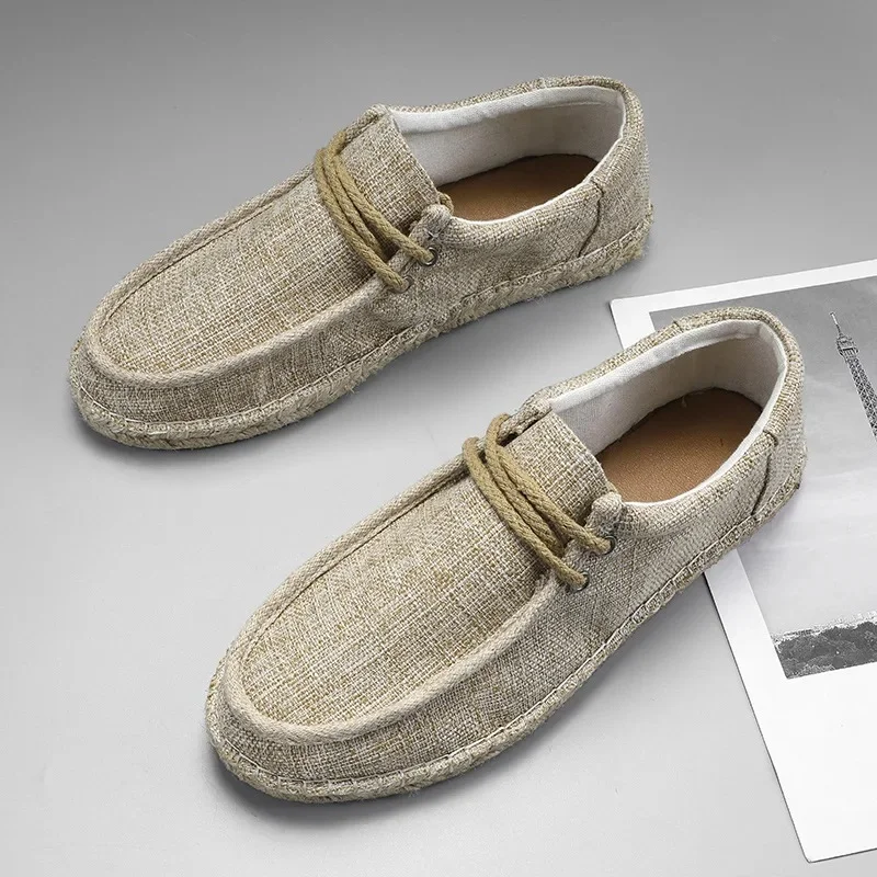 Palma Estate Linen Loafers