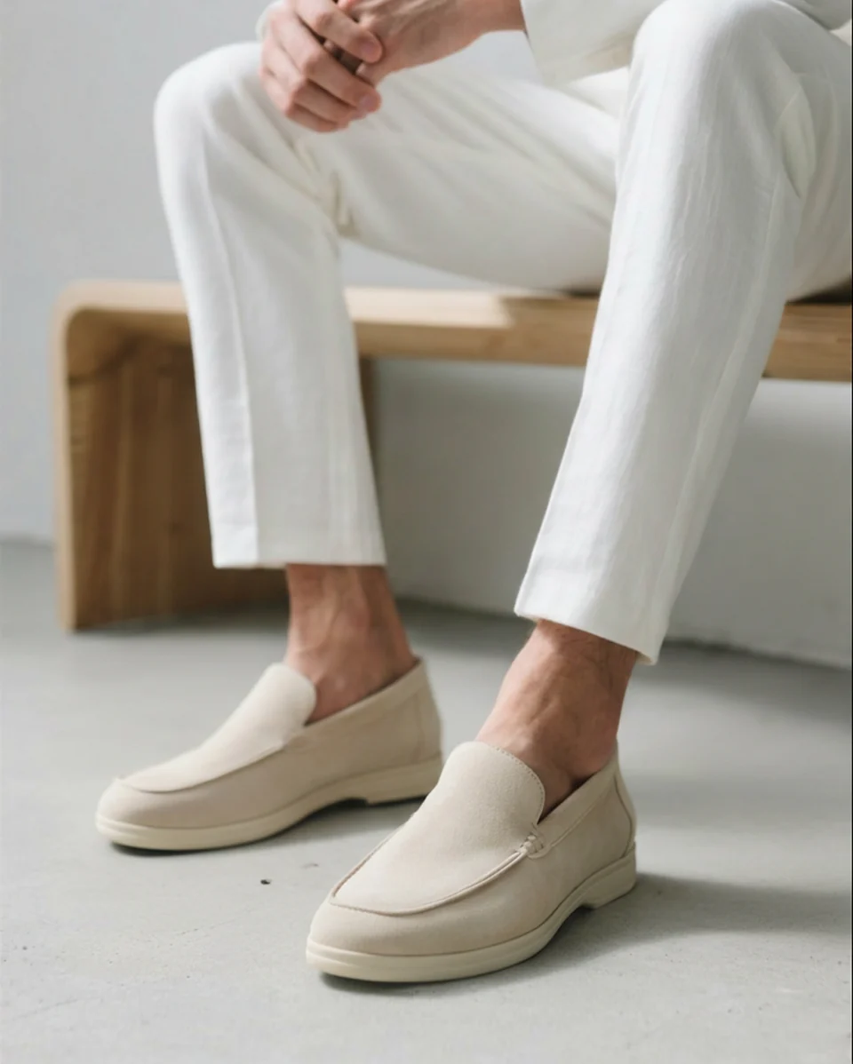 Silent Wealth Suede Loafers