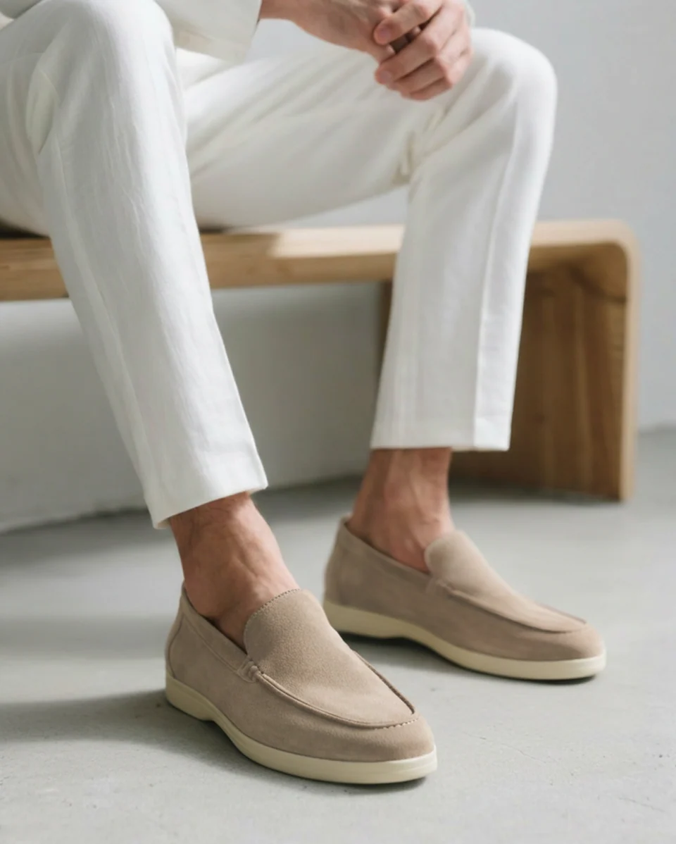 Silent Wealth Suede Loafers